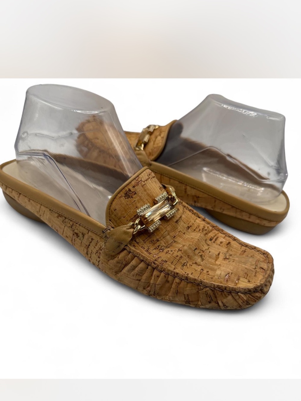 Stuart Weitzman Women's Cork Mules Shoes